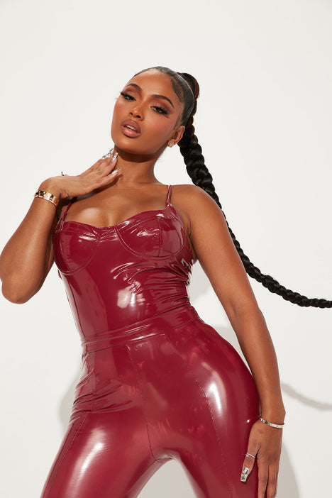 Let Me Live Latex Pant Set Red Fashion Nova Matching Sets Fashion Nova