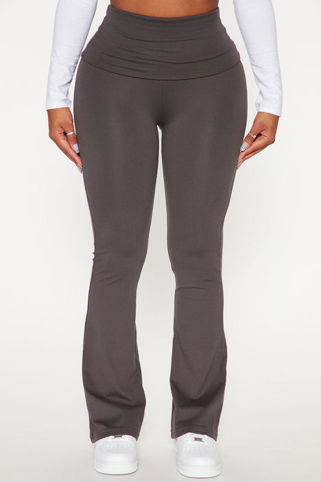 Doing Things Flare Pant Grey Fashion Nova Lounge Fashion Nova