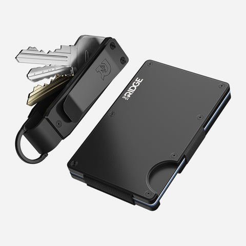 The Ridge Wallet Aluminum Black The Ridge Au