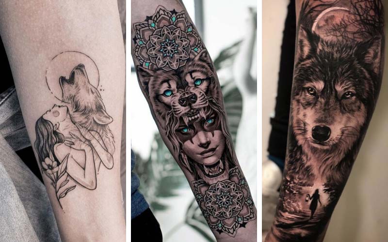 Top 10 Des Tatouages Loup Femme Terre Des Loups