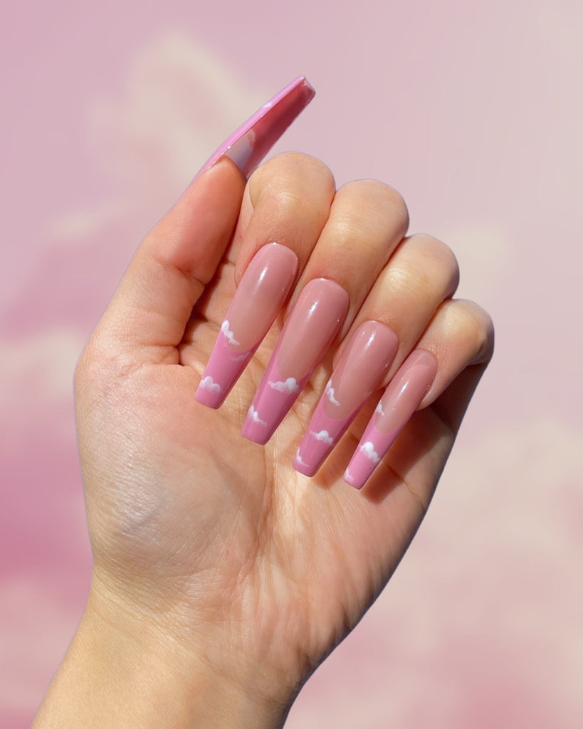 Sky French Pamper Nail Gallery
