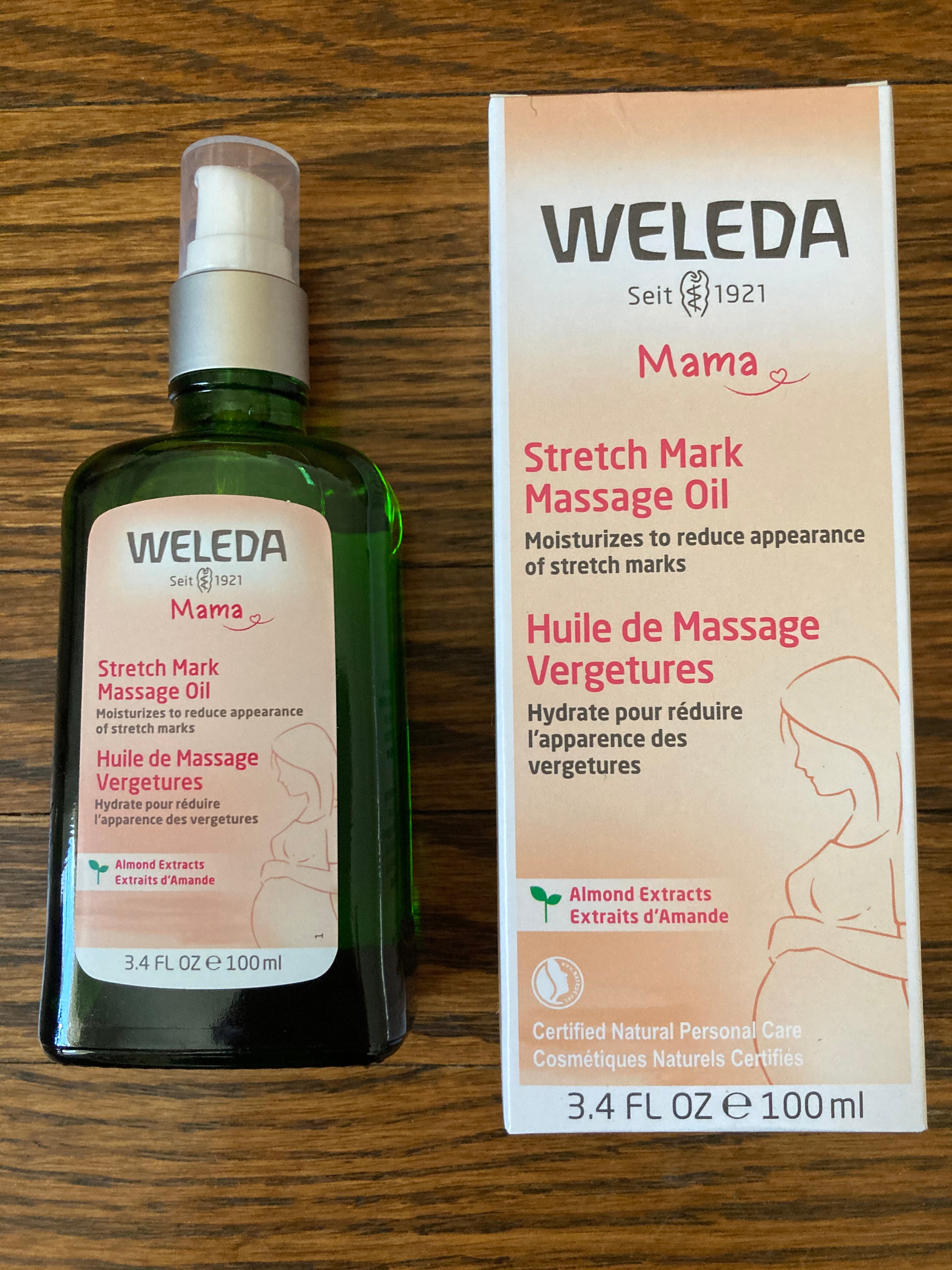 Weleda Baby Mama Stretch Mark Massage Oil Gnomes Acorns