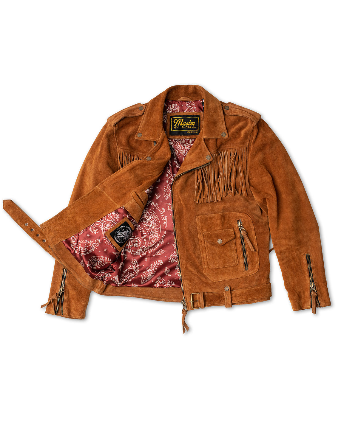 Ranger Fringe Cowboy Western Style Men S Leather Jacket Cowhide Leather Jacket Style Master Supply Co Master Supply Co