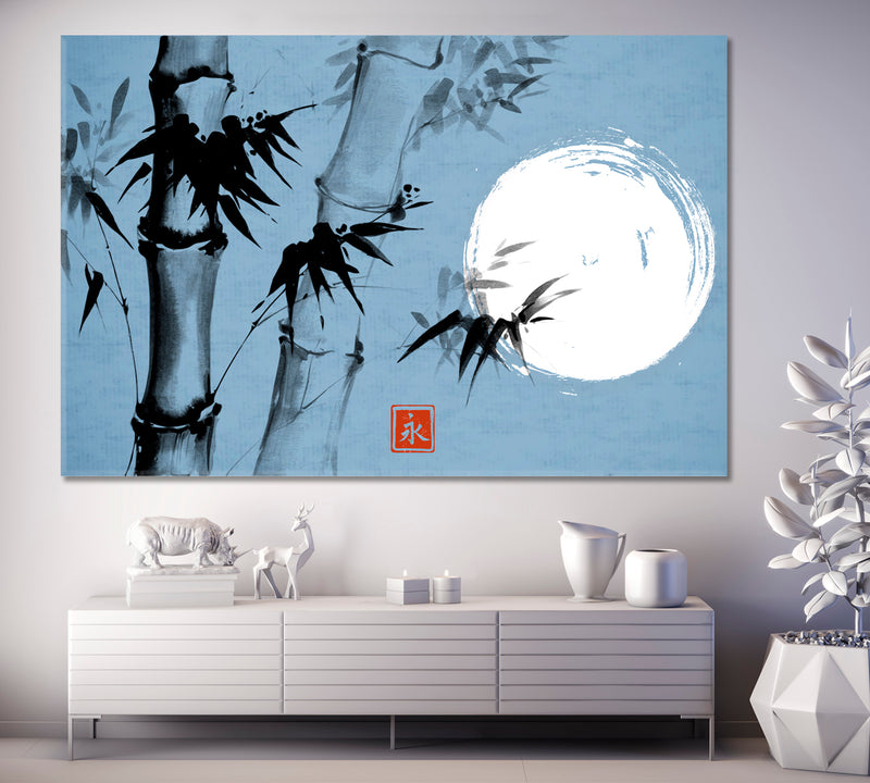 Japanese Style Asian Art Canvas Print Wall Decor Zen Wall Art Print Artesty Com