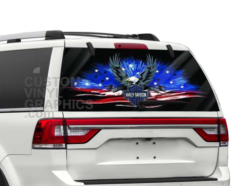 Star Wars Millennium Falcon Rear Window Decal Custom Vinyl Graphics