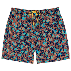 Men's 8" Swim Trunks Boxer Brief Liner | "Deep Dive"