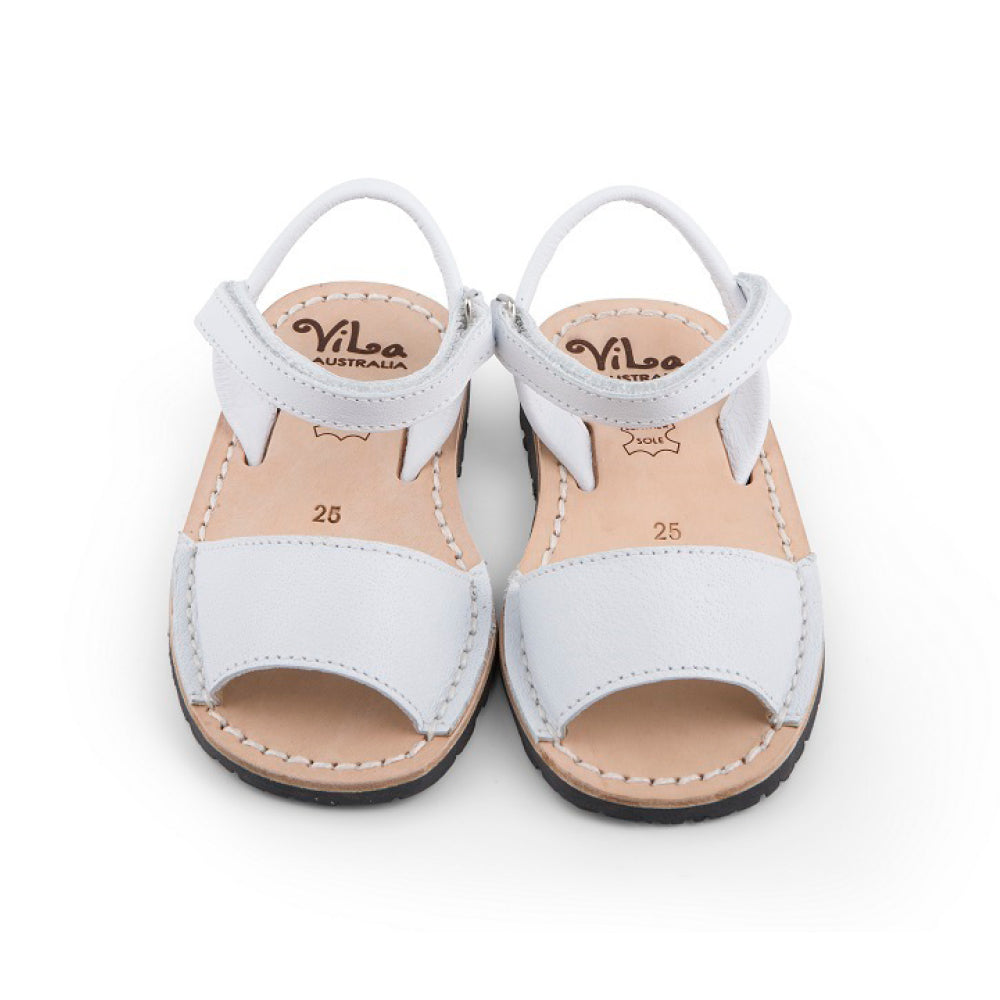 Vila Australia White Leather Sandal Bon Bon Tresor