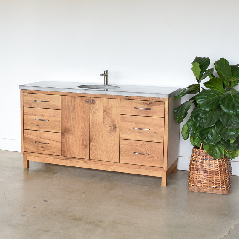 60 Modern Wood Vanity Single Sink What We Make
