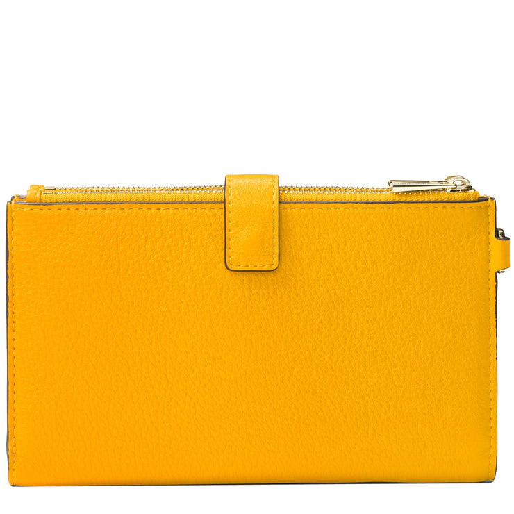 Michael Kors Adele Leather Smartphone Wallet Wristlet In Sun 32t7gafw4l Pinkorchard Com