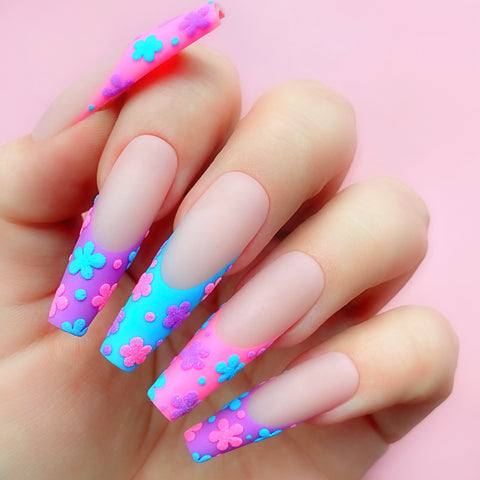 21 Gorgeous Examples Of Colored French Tip Nails Kiara Sky