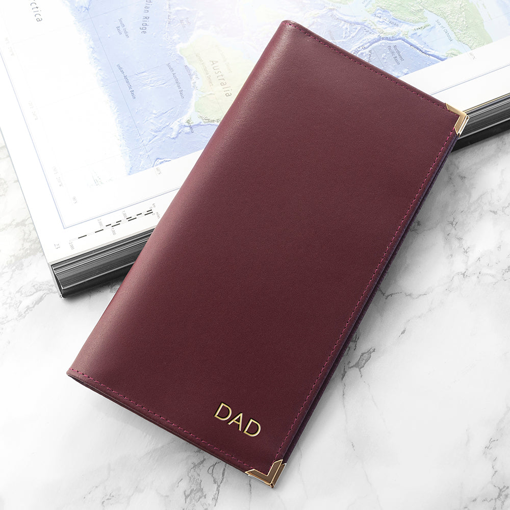 Personalised Leather Travel Wallet Made For You