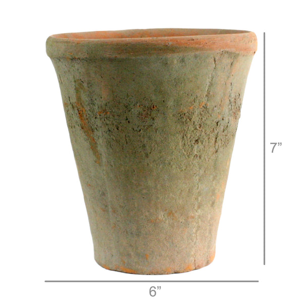 Rustic Fluted Terra Cotta Pot Feng Sway