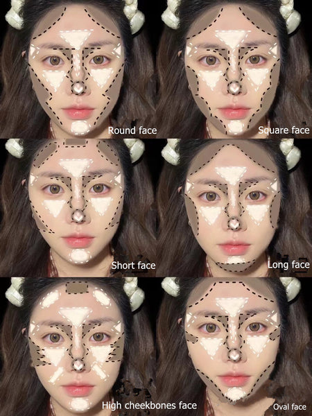 Different Face Shapes Contour Makeup For Beginners Step By Step Lookhealthystore