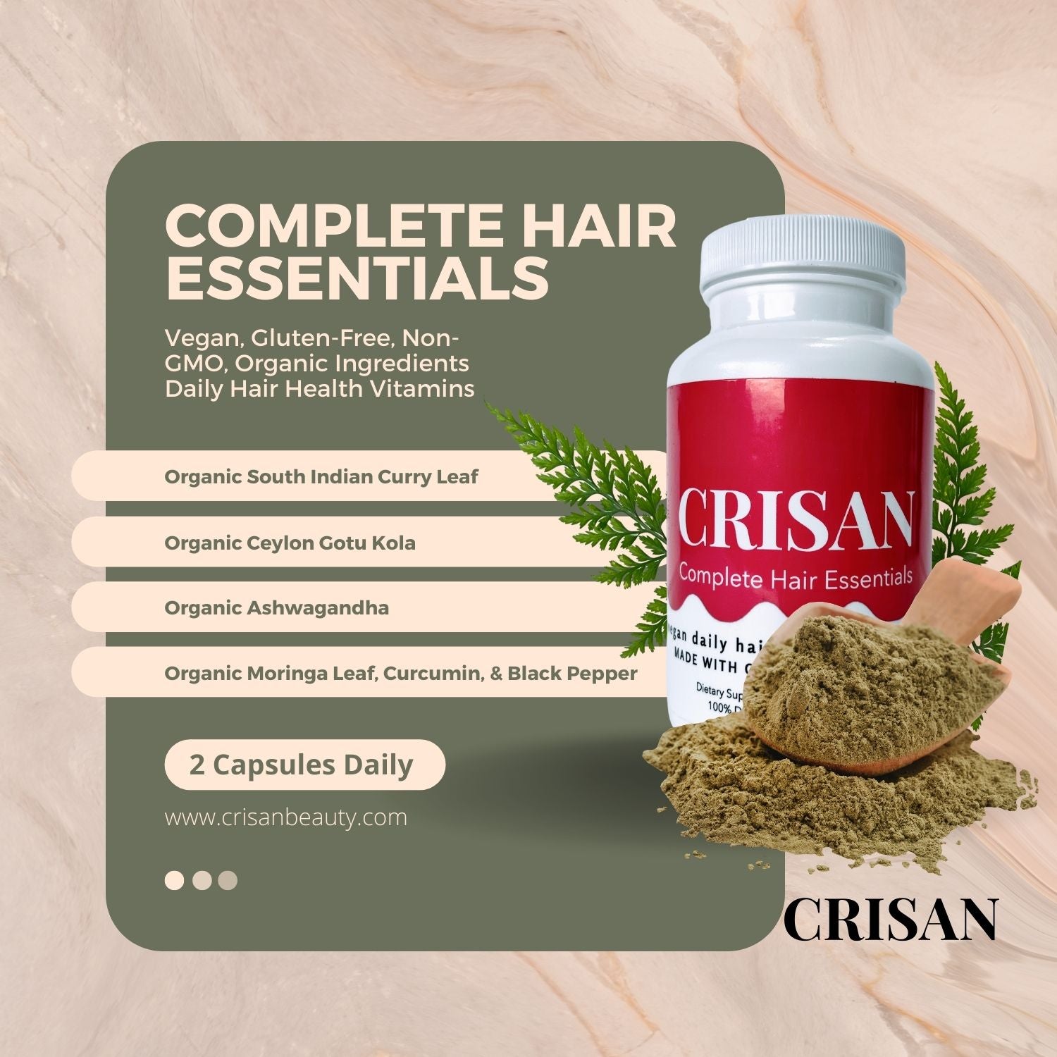 Buy Hair Growth Supplements Online Complete Hair Essentials Crisan Crisan Hair