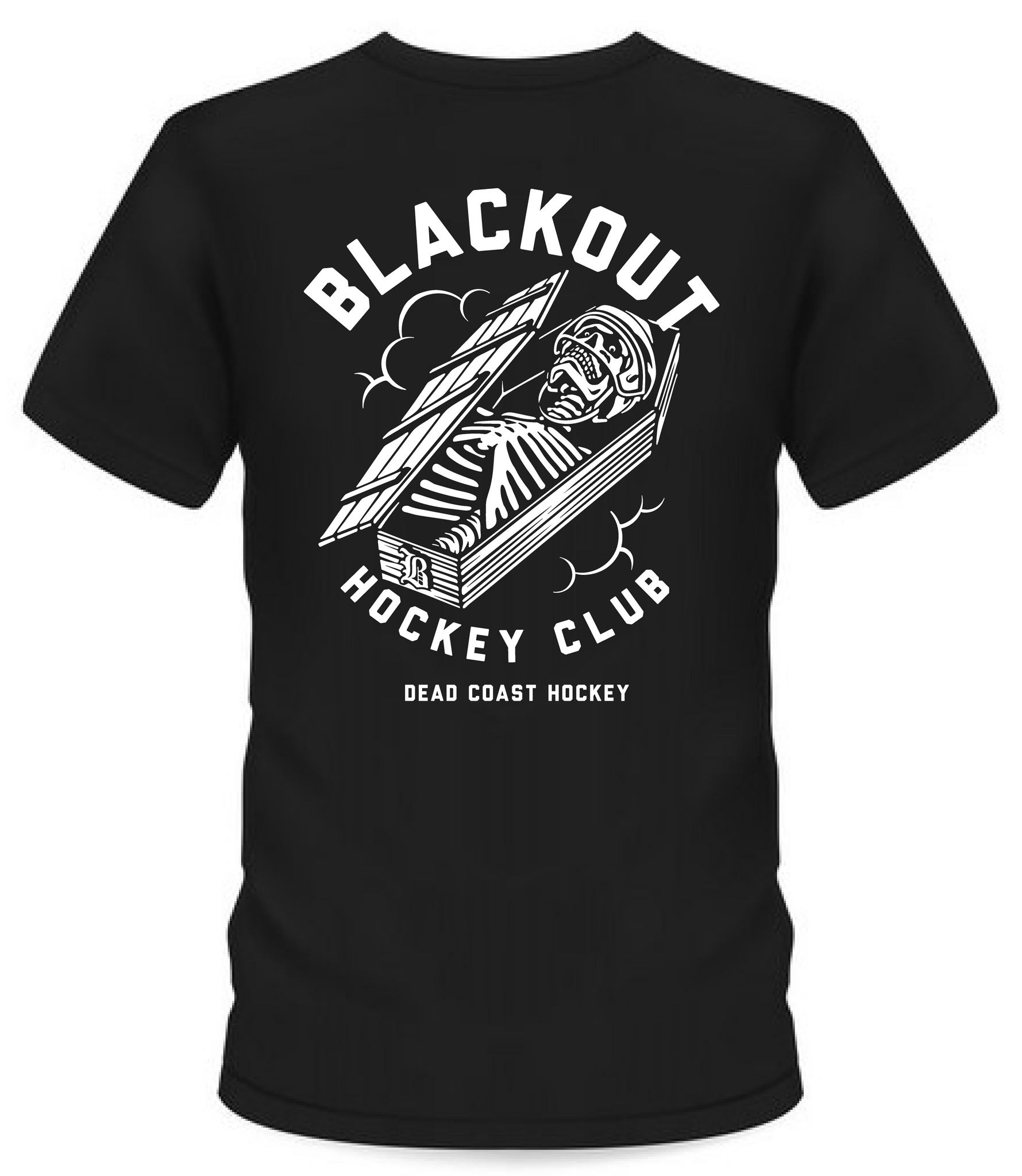 Dead Coast Tee Blackout Hockey Club