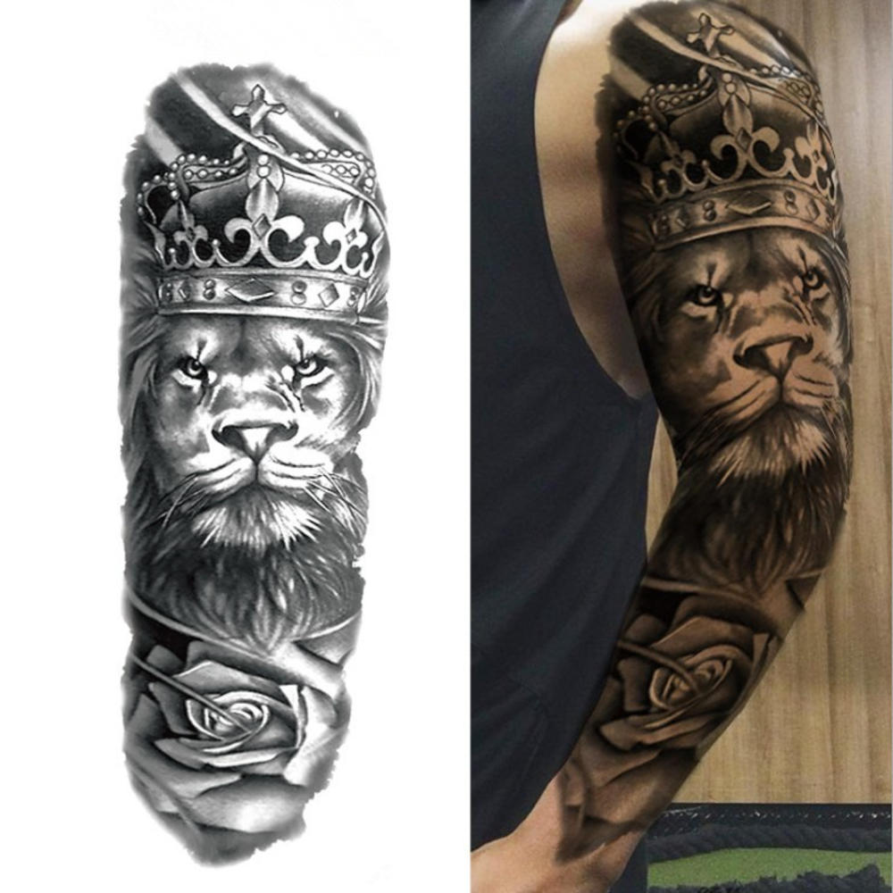 Tatouage Lion Avant Bras Homme Animal Totem