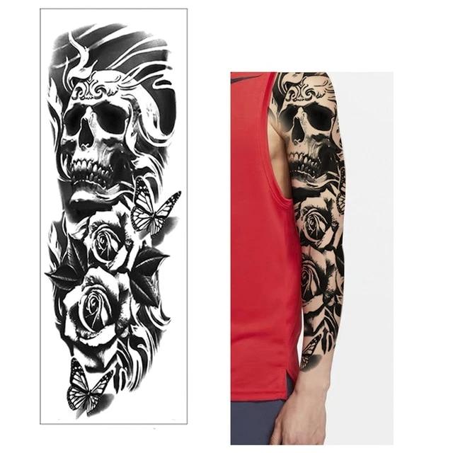 Tatouage Bras Complet Ephemere Animal Totem