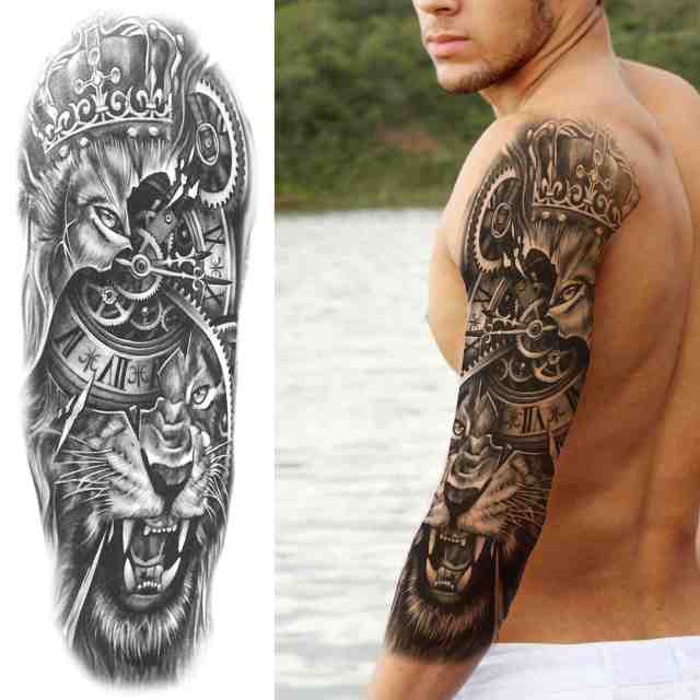 Tatouage Homme Avant Bras Lion Animal Totem
