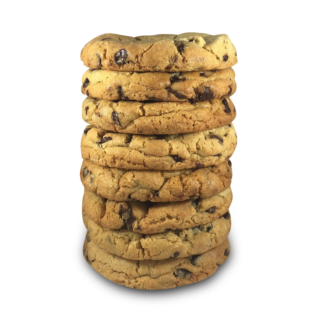 Rich Chocolate Chip Half Pound Cookies 8 Pack City Cakes