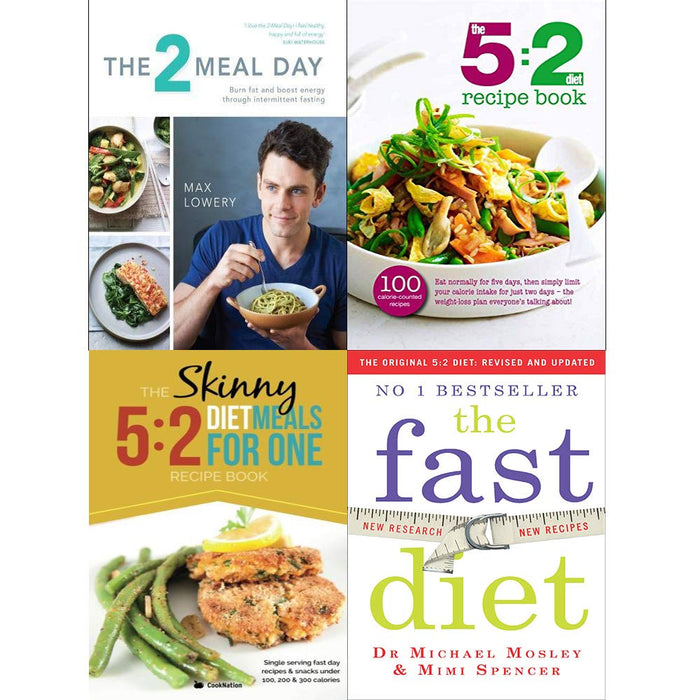 2 Meal Day 5 2 Diet Recipe Book Meals For One Fast Diet Michael Mosley 4 Books Set The Book Bundle
