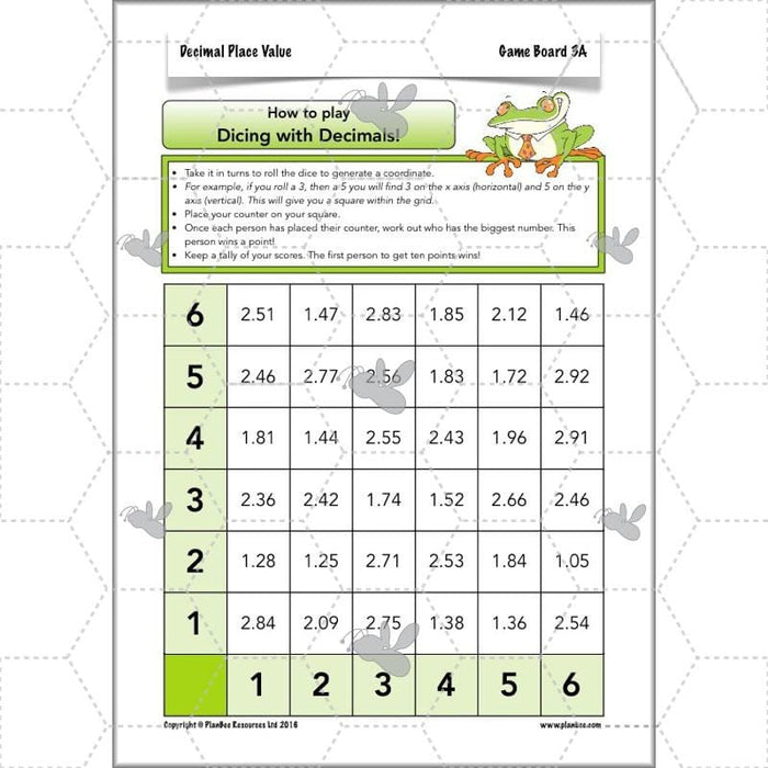Decimal Place Value Decimals Year 6 Maths By Planbee