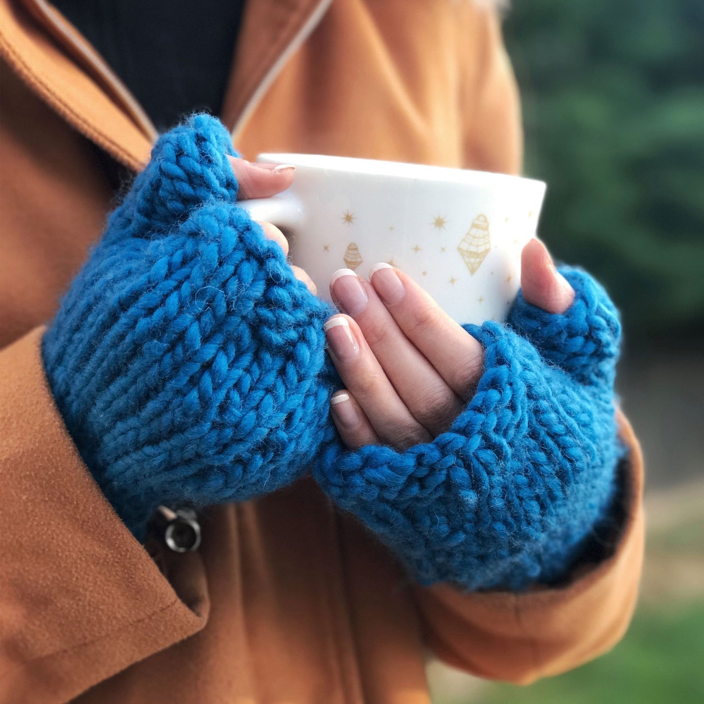 Stitch Story Freya Fingerless Gloves Knitting Kit The Yarn Ball