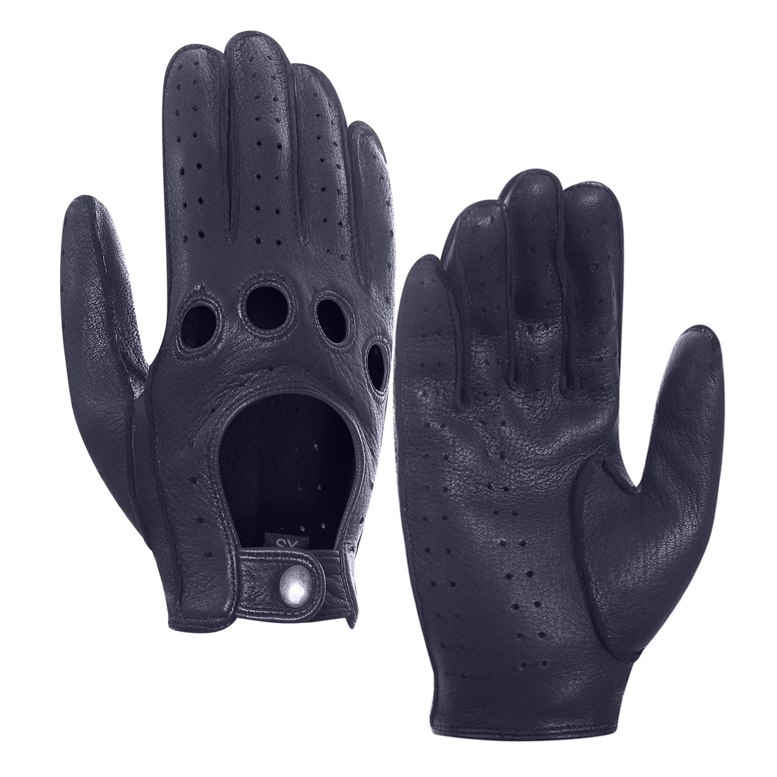 Harssidanzar Hombre Guantes De Cuero Para Conducir Sin Forro