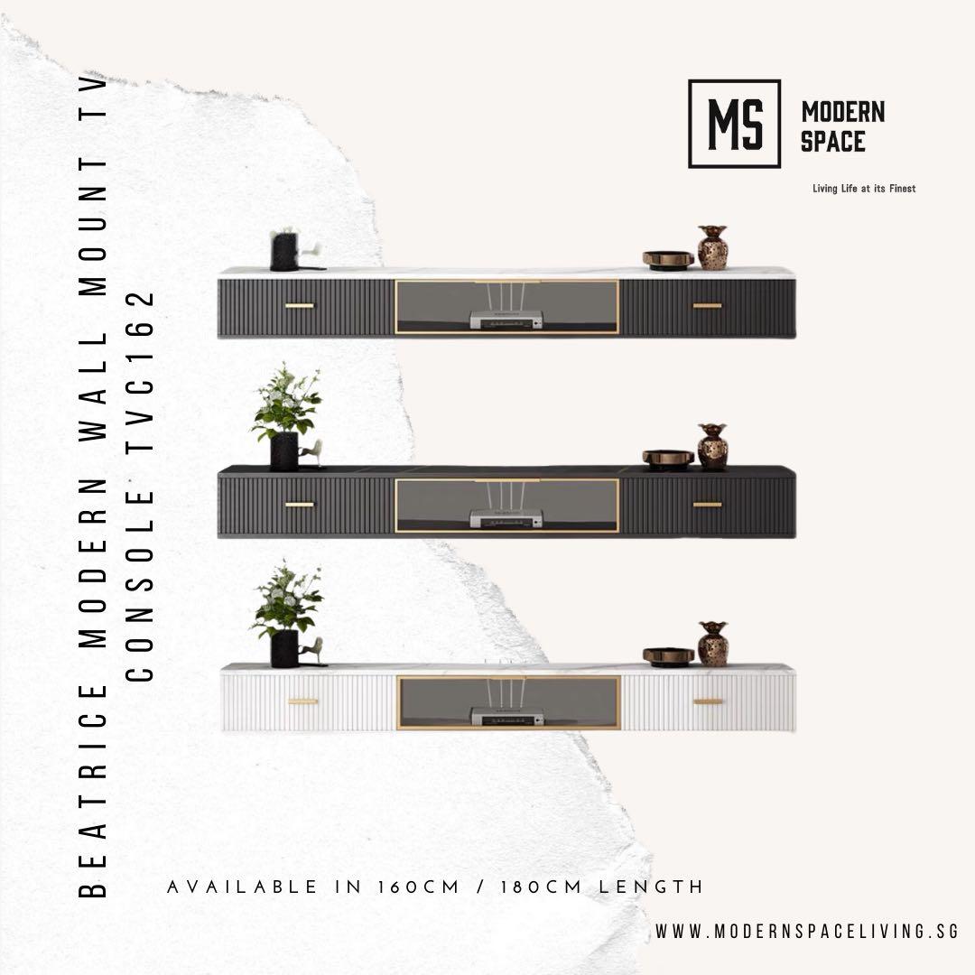 Beatrice Modern Wall Mount Tv Console Modern Space Living