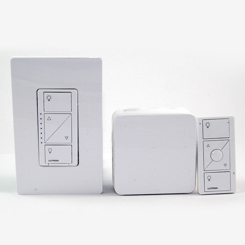 Lutron Caseta Wireless Dimmer Kit With Smart Bridge Pro White Bulbamerica