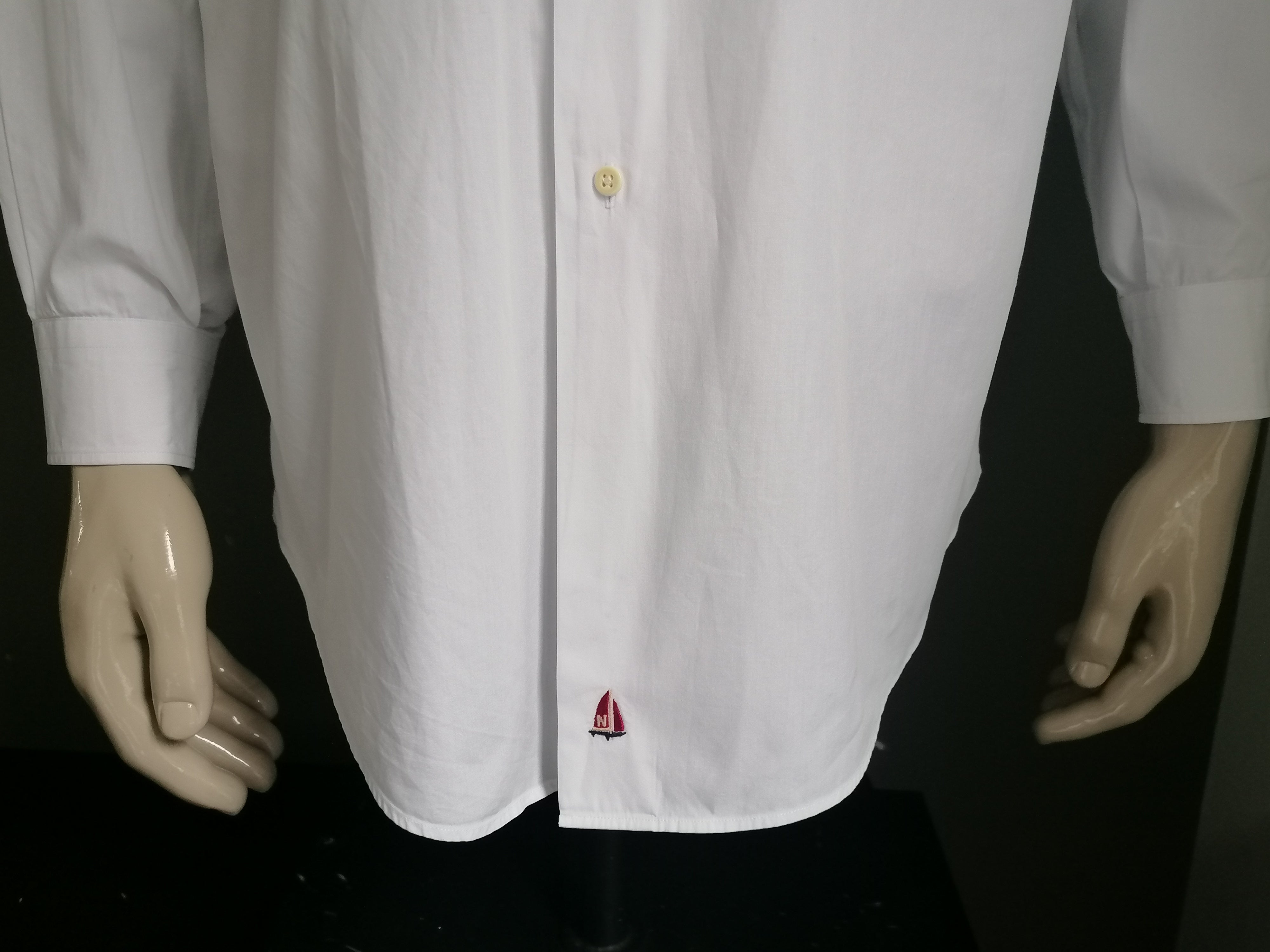 Nordstrom Hemd Weiss Grosse 42 L 100 Baumwolle Ecogents