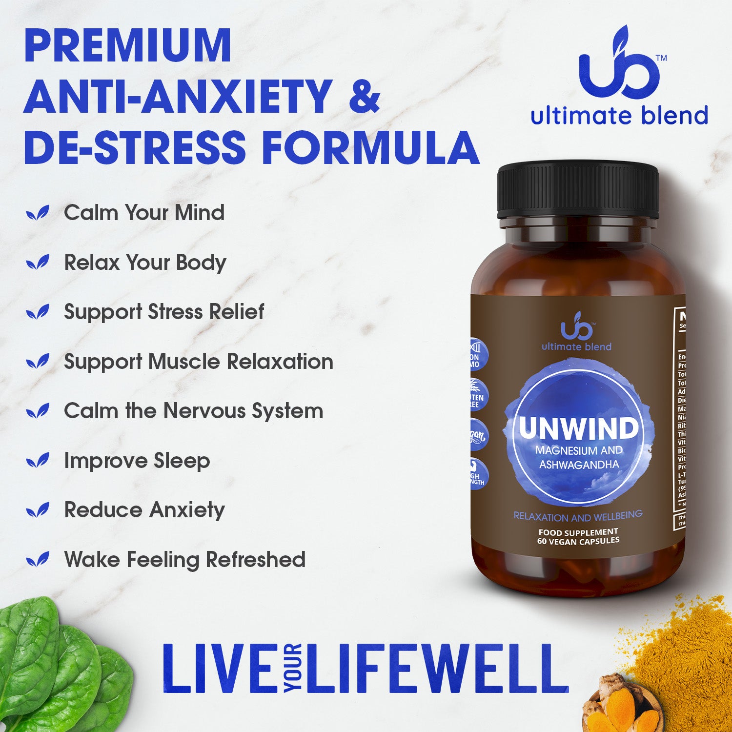 Ultimate Blend Sleep With Magnesium And Ashwagandha Ultimate Blend Ltd