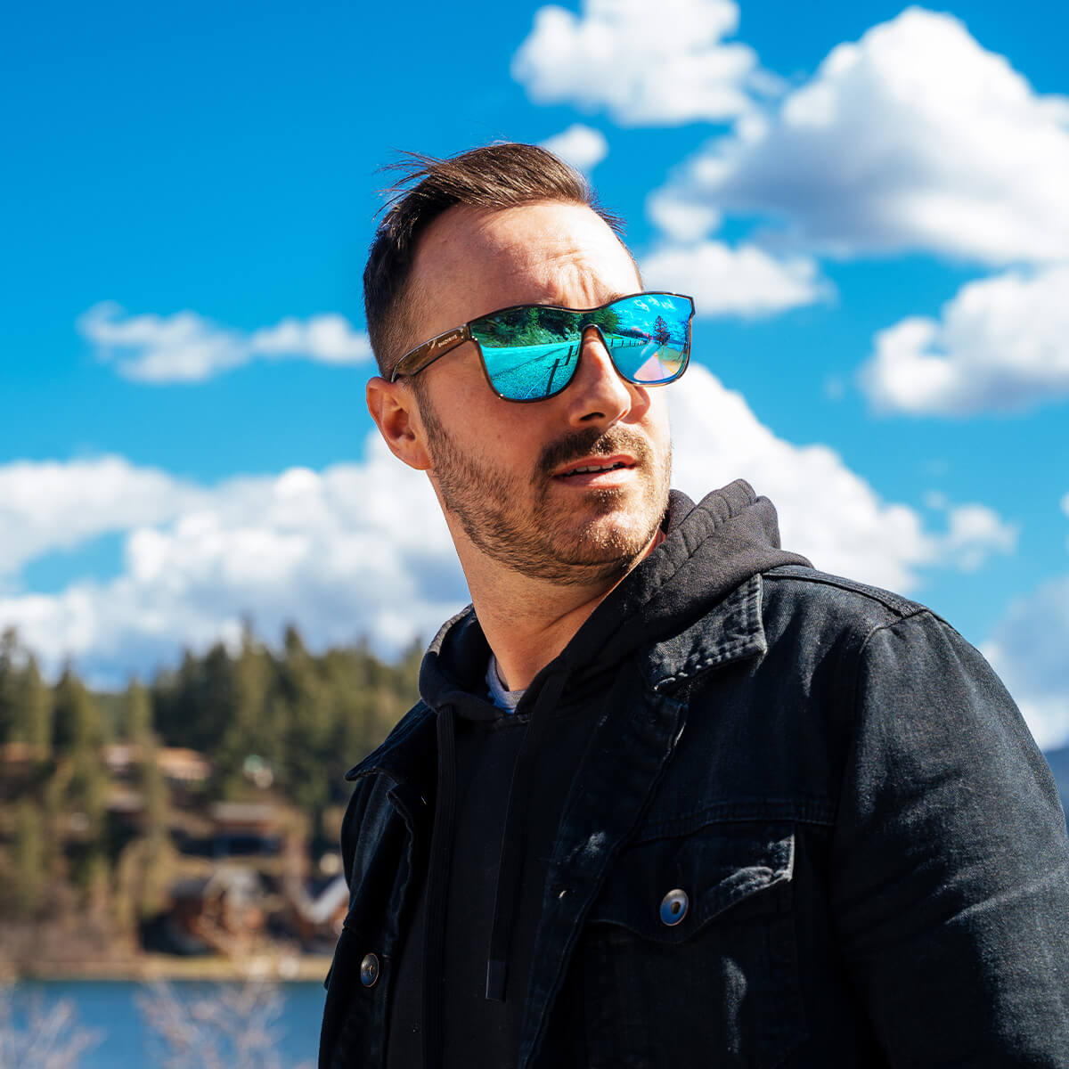 Highrise Glacier Smoke Polarized Shady Rays Polarized Sunglasses