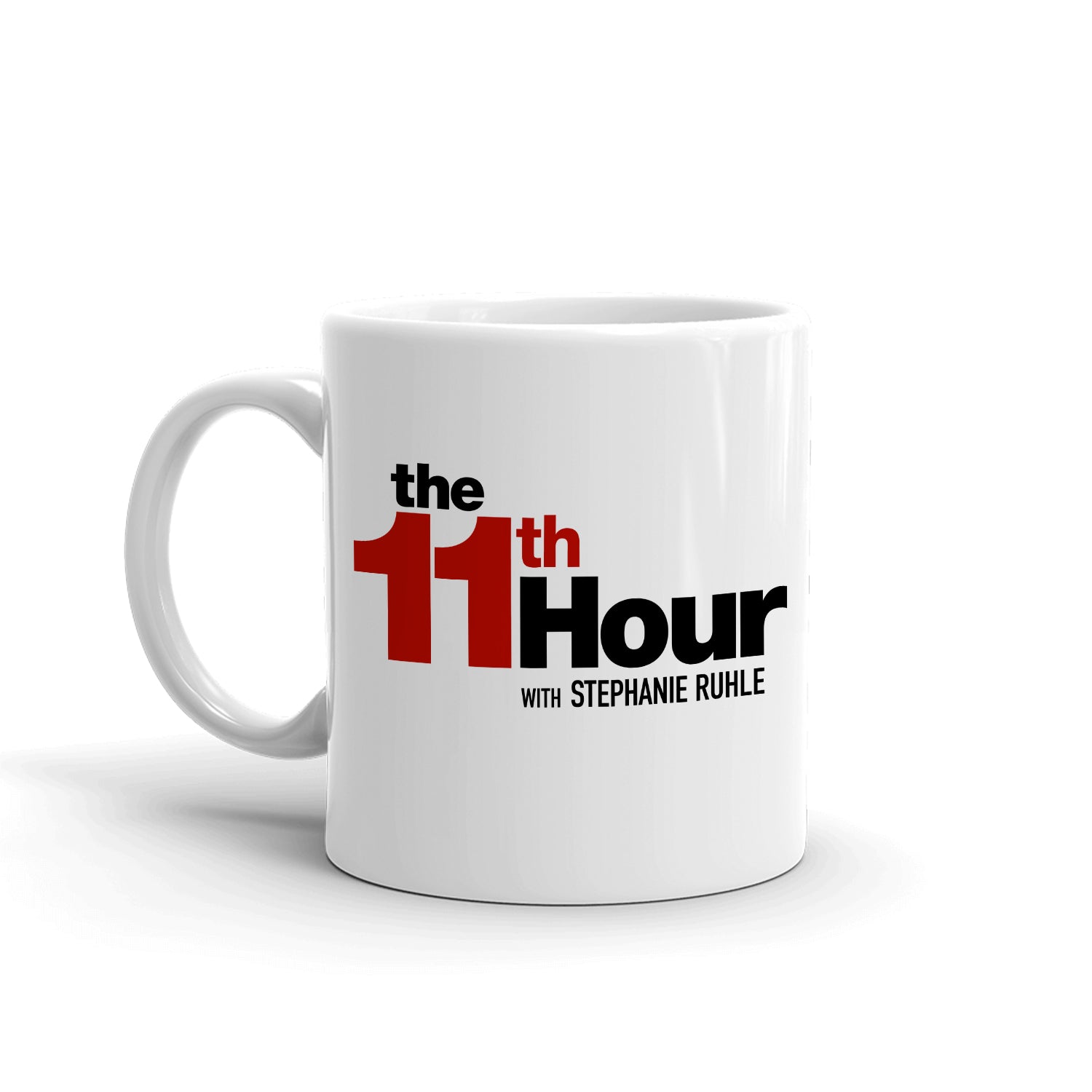 The 11th Hour With Stephanie Ruhle Logo White Mug Msnbc Store