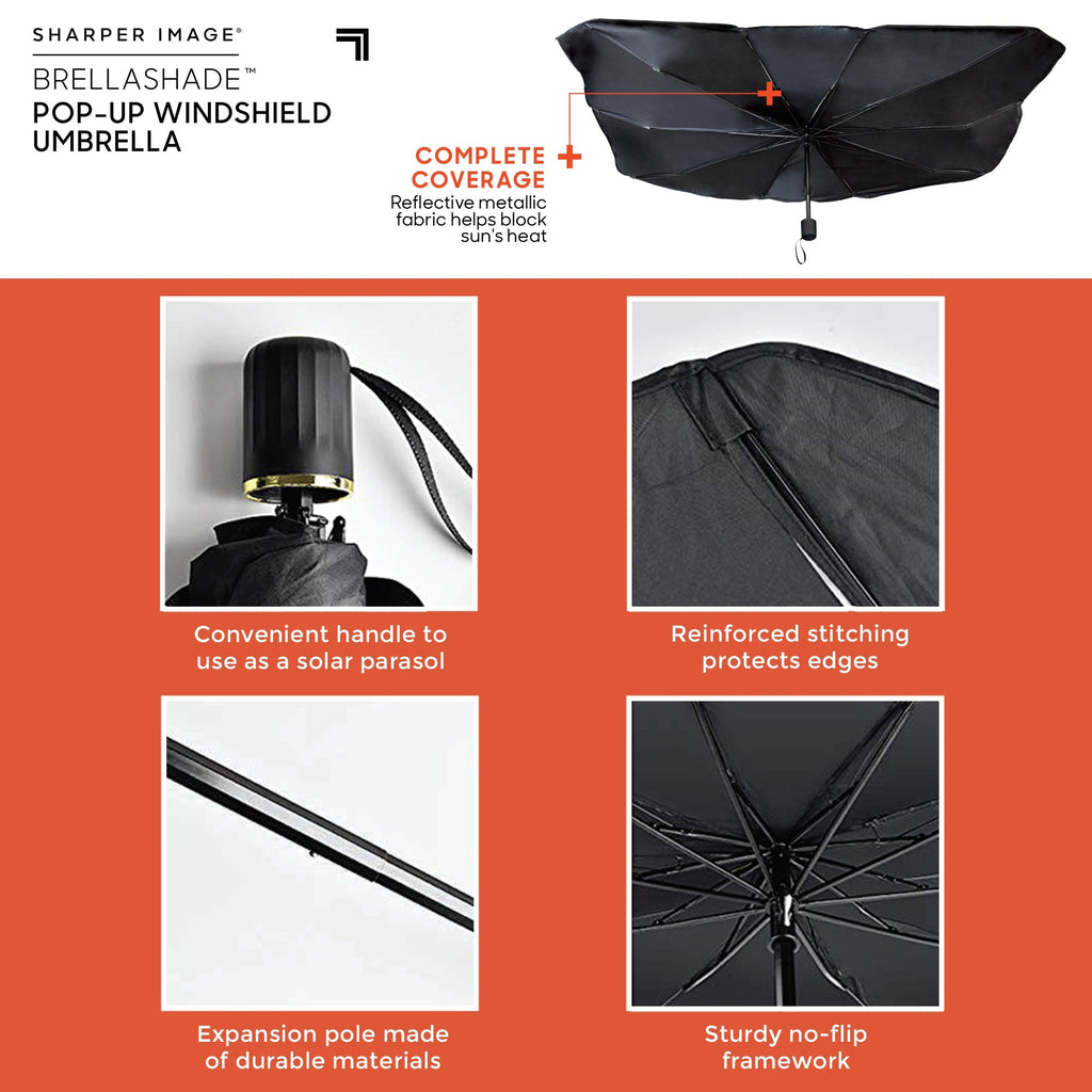 Brellashade Basic Pop Up Windshield Umbrella By Sharper Image 2 Pa America S Steals Deals