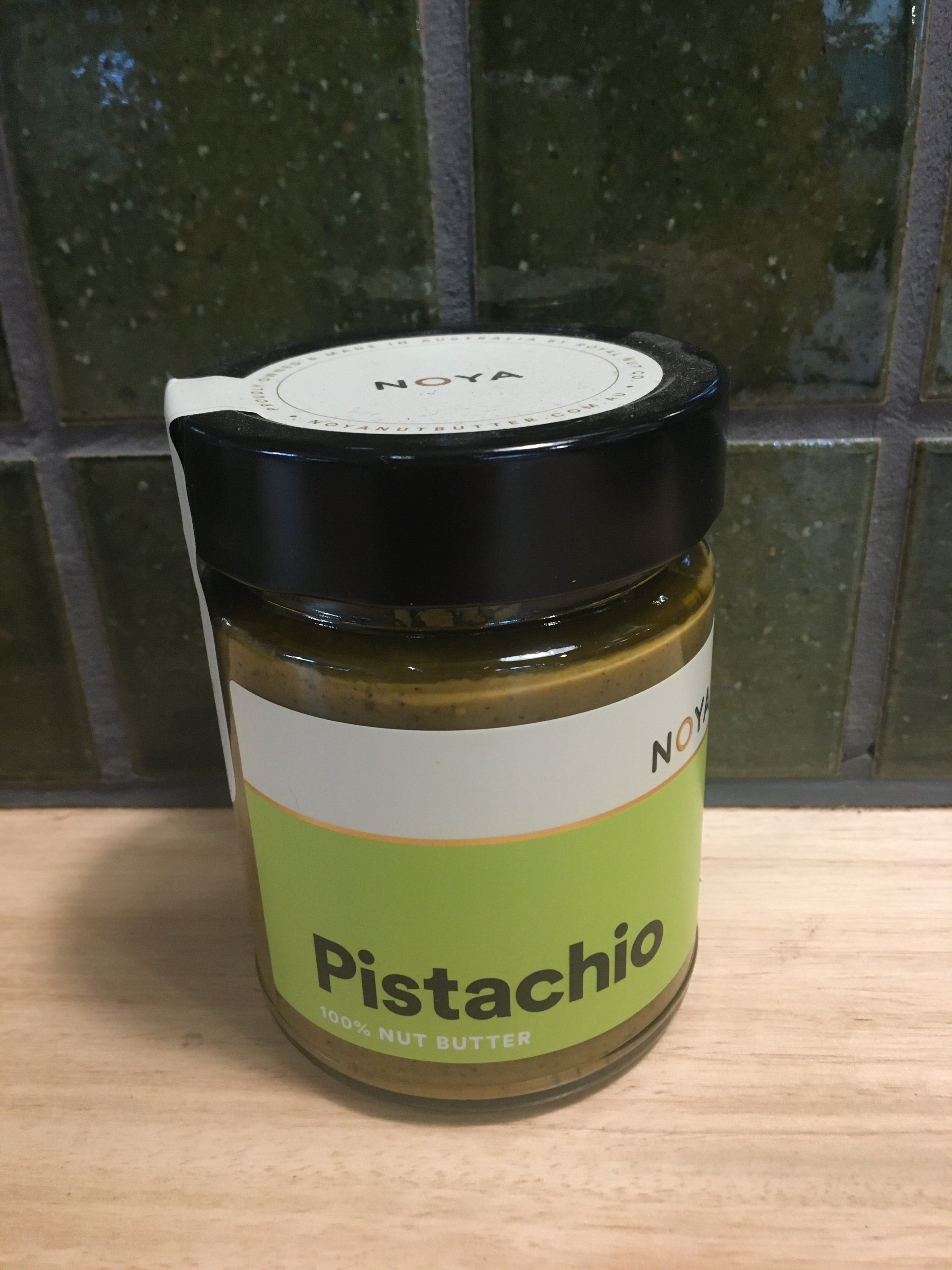 Noya Pistachio Nut Butter 250g Rhubarb Rhubarb Organics