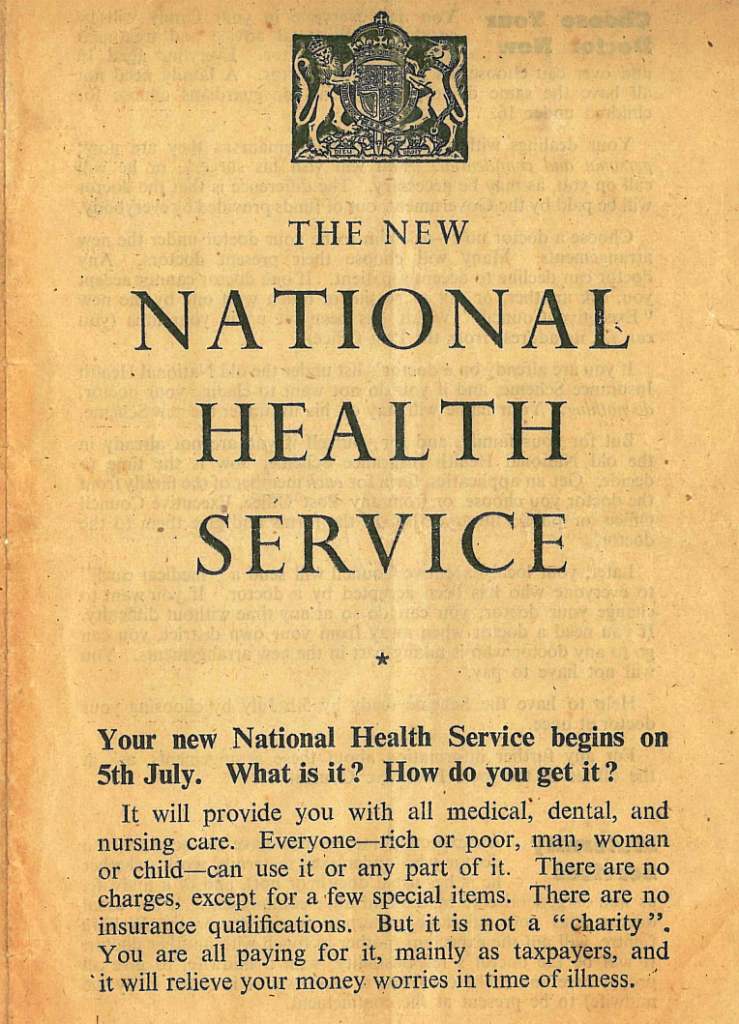 The New National Health Service Nhs 1948 Replica Booklet The National Archives Shop