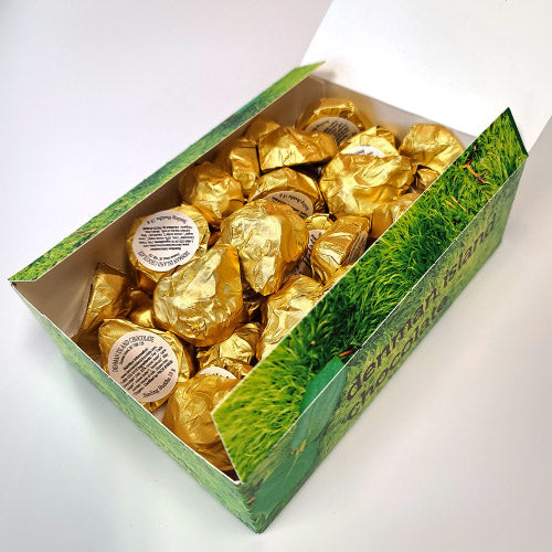 Smiling Hazelnut Buddha Denman Island Chocolate