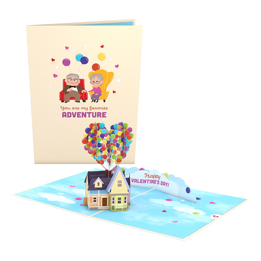 Disney And Pixar Up My Greatest Adventure Valentine Pop Up Card Lovepop