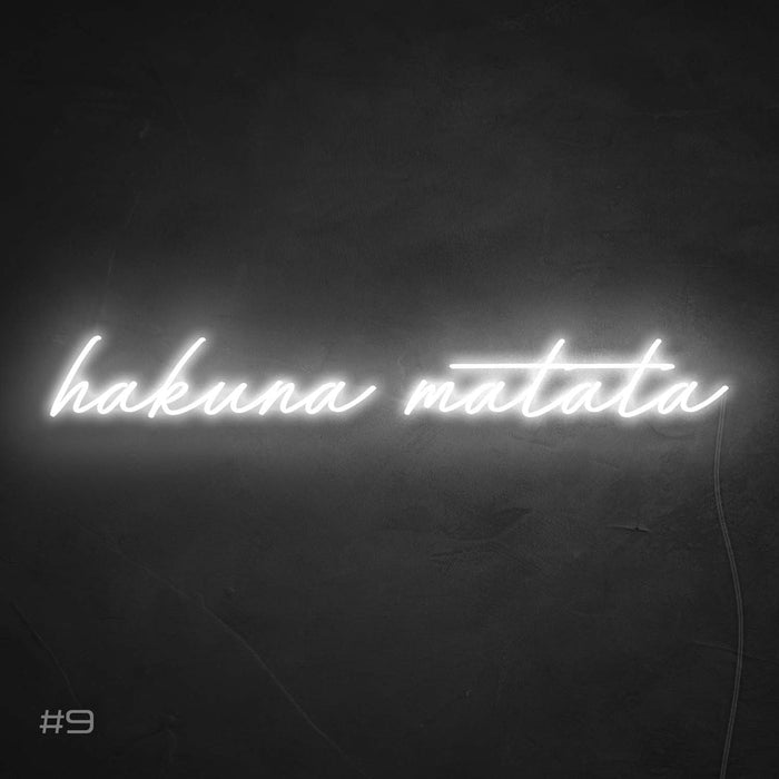 Hakuna Matata Neon Sign Led Neon Lights Uk