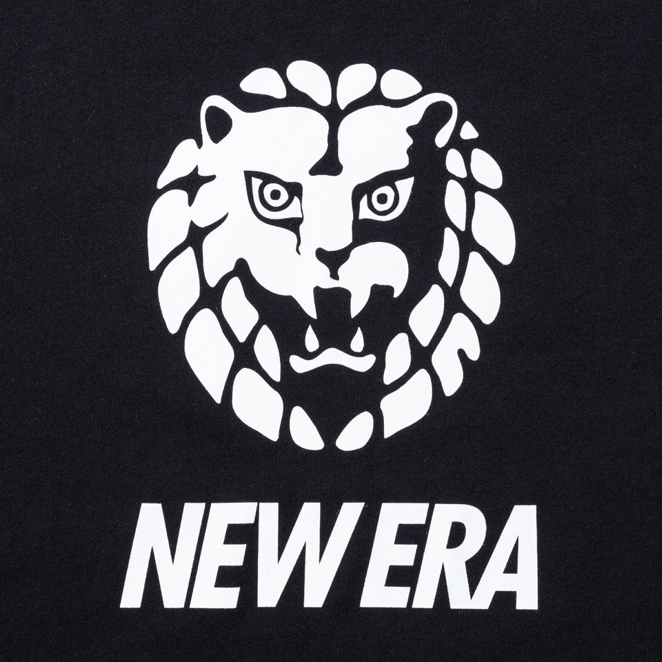 半袖 コットン Tシャツ 新日本プロレス ライオンマーク New Era ロゴ ブラック レギュラーフィット ニューエラオンラインストア