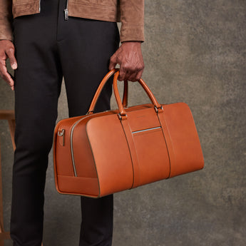 Men S Leather Weekend Bags For Overnight Trips Carl Friedrik Carl Friedrik Us