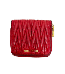Miu Miu Portafoglio Goffrato Montevago Luxury Bags
