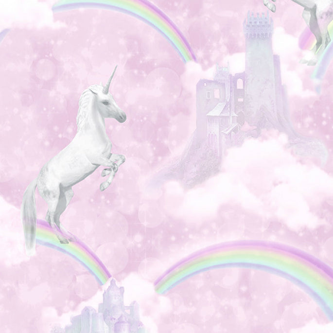 Sparkle Rose Gold Unicorn Wallpaper
