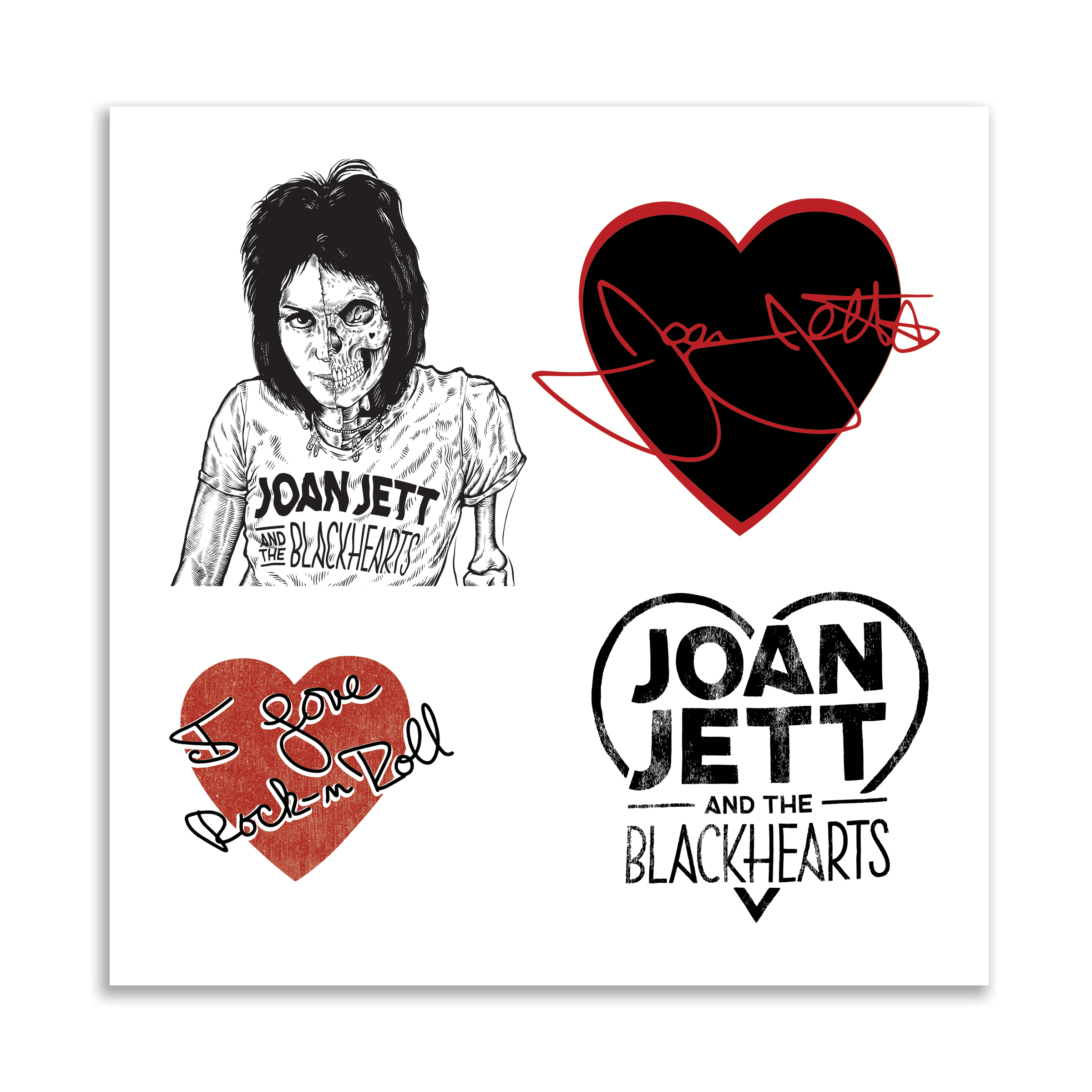 Joan Jett The Blackhearts 40x40 Bad Reputation I Love Rock N Roll Official Graphic Novel Z2 Comics
