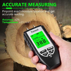Tavool Wood Moisture Meter Digital Pin Type Water Leak Detector Damp T Www Tavool Com
