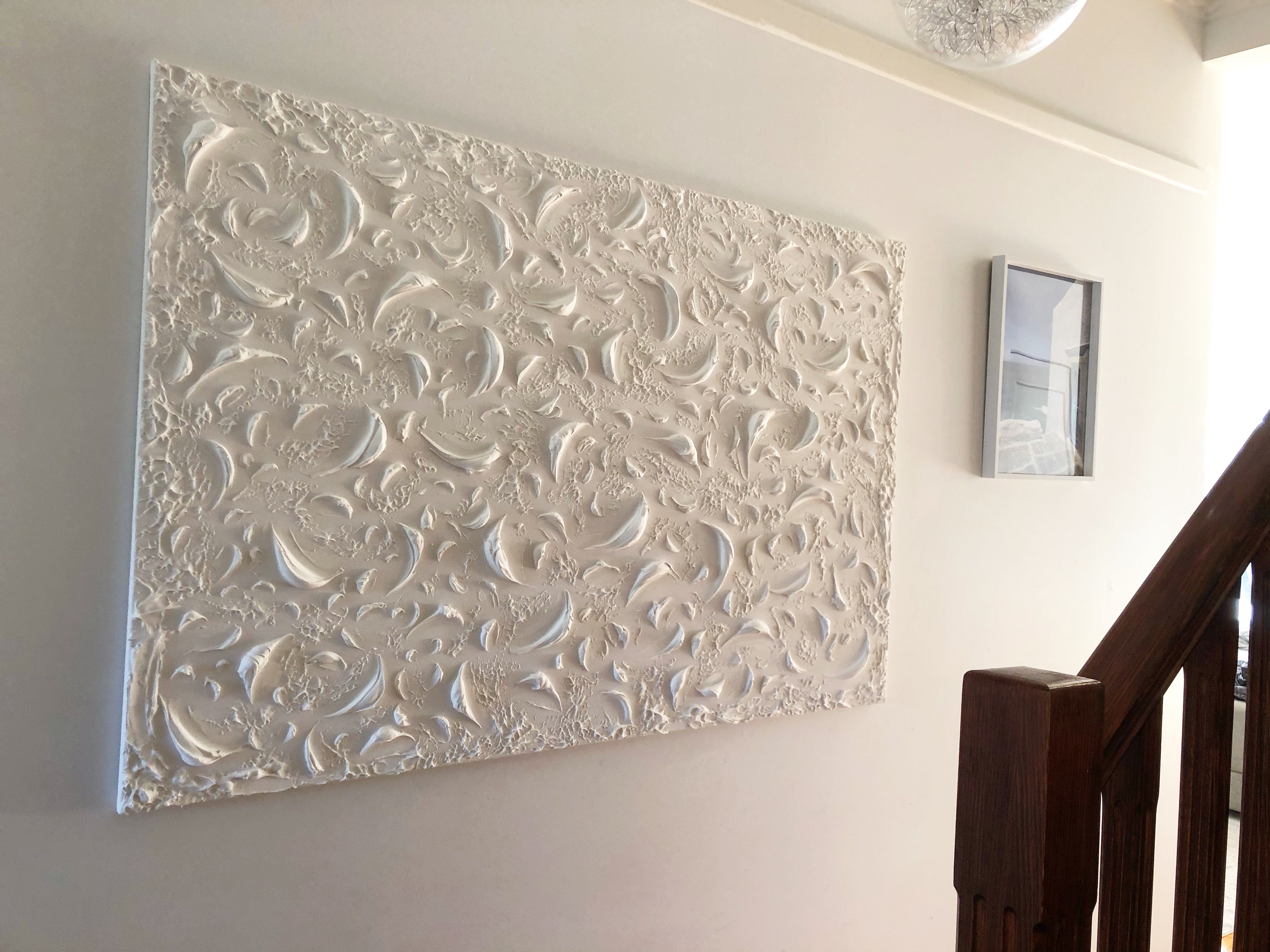 White Textured Painting White Textured Wall Art Buy Online Expressions By Gena