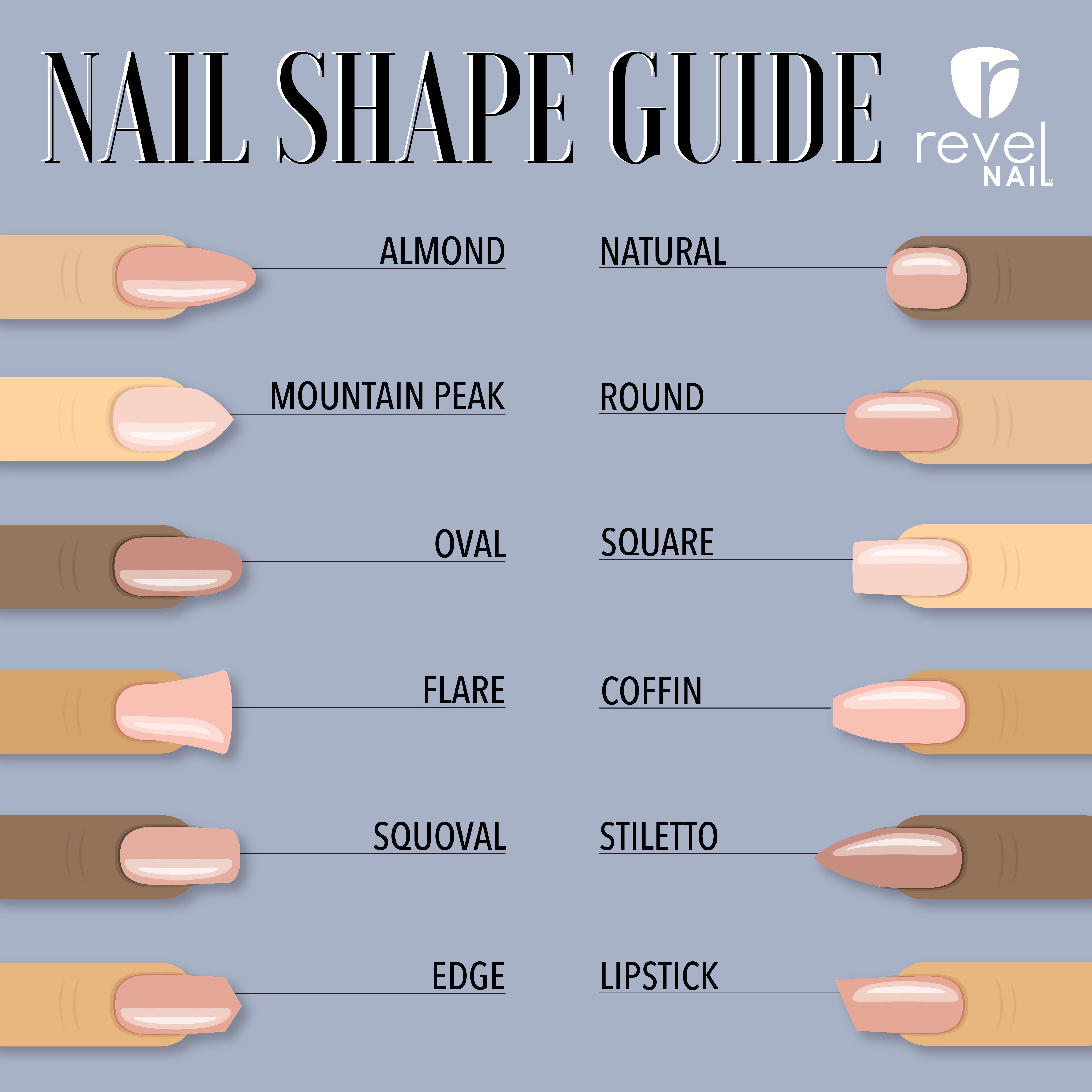 Choosing A Perfect Nail Shape Revel Nail Dip Powder Revel Nail Blog