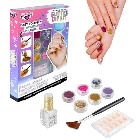 Fashion Angels Glitter Dip Nail Design Kit Toytown Toytown Toronto