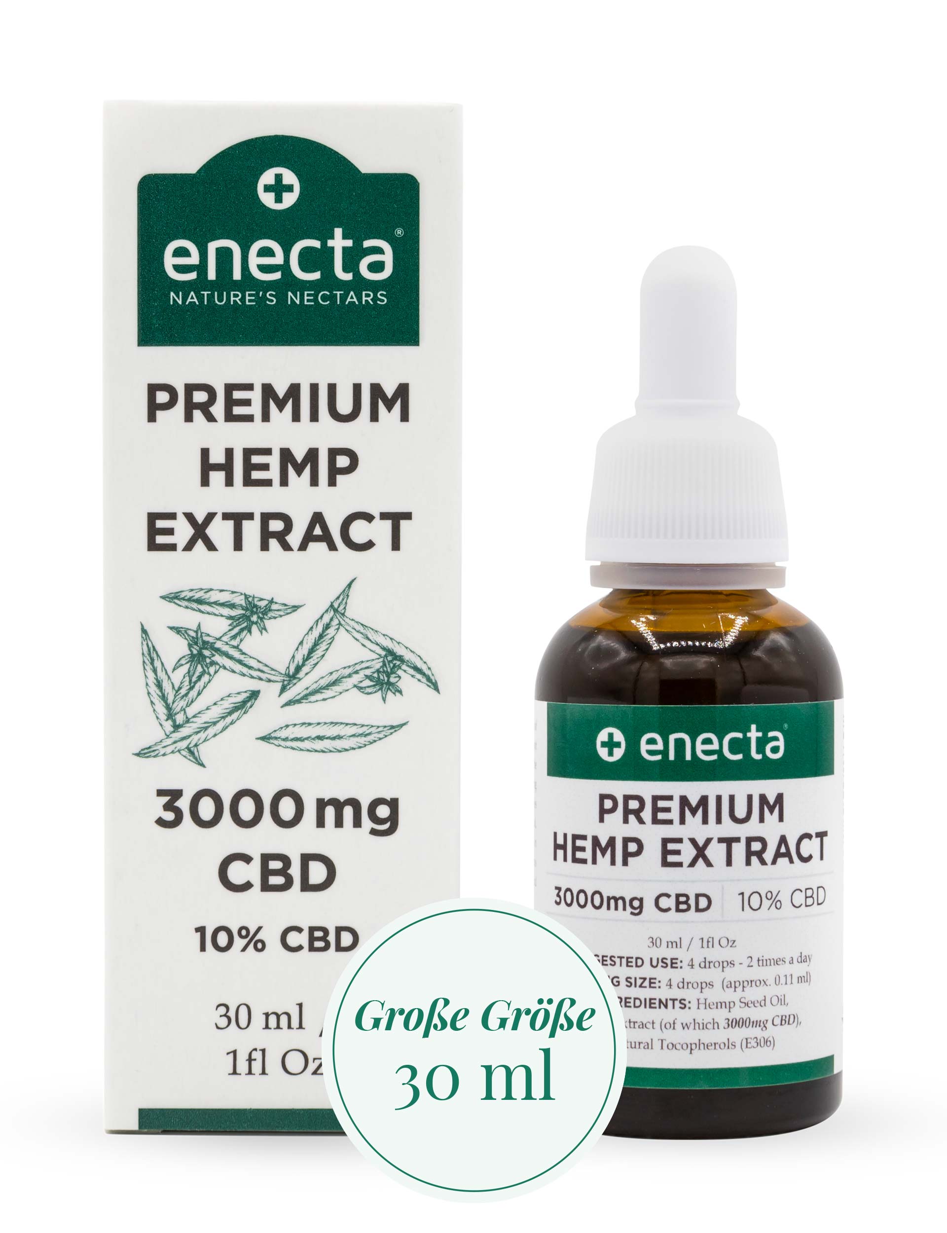 Cbd Naturextrakt Ol 10 10ml 30ml Enecta De Kaufen Auf Enecta De