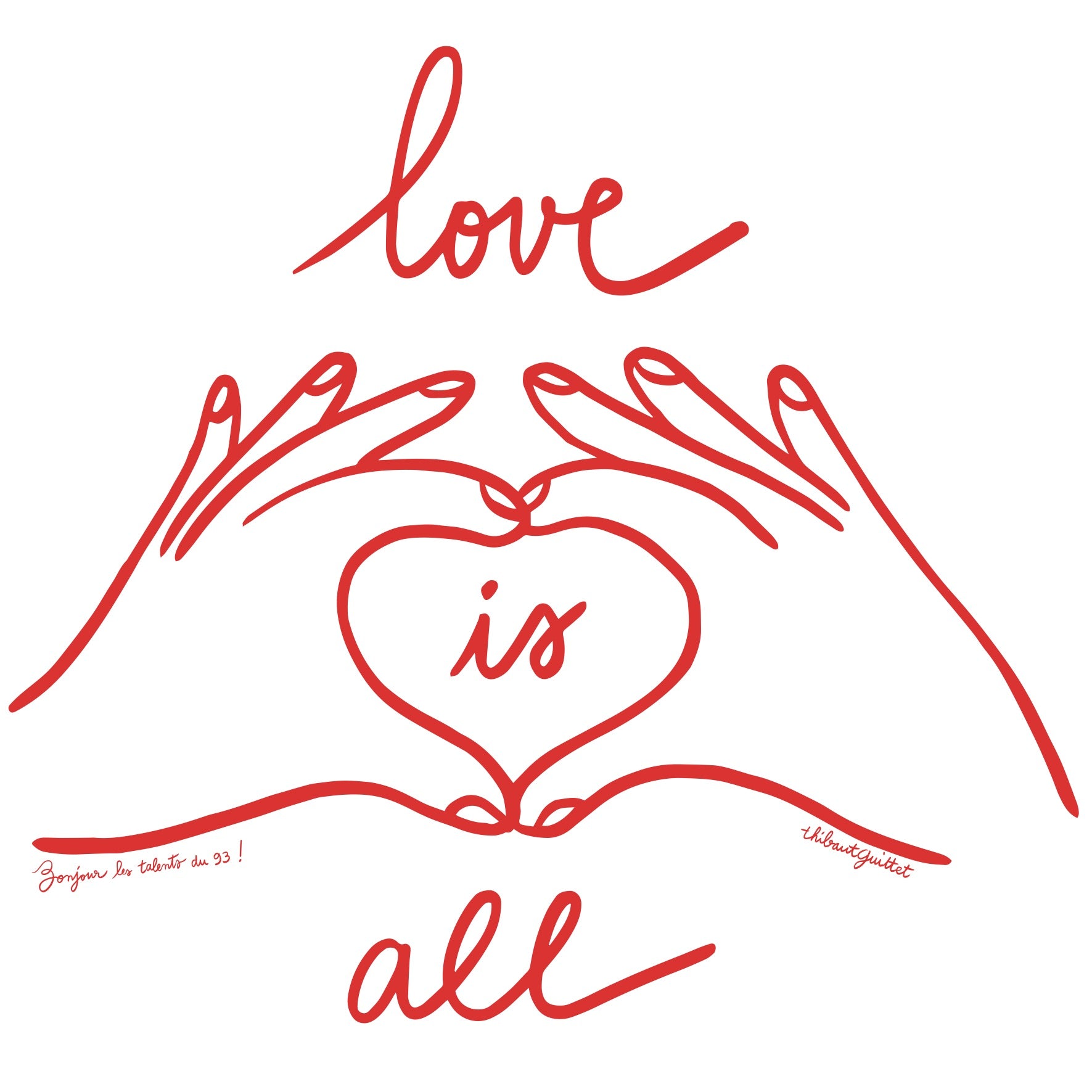 Decouvrez Notre Nouvelle Collection Love Is All Bonjour Les Talents